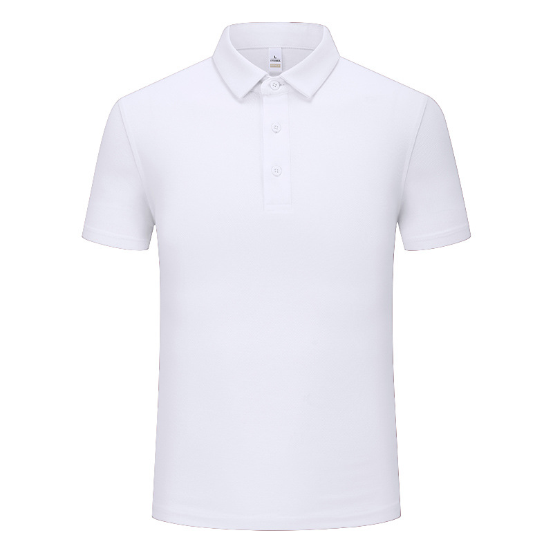 Business 7A antibacteriano Solo fresco antiarrugas color sólido solapa de manga corta ropa de trabajo camiseta de polo camisa POLO personalizada