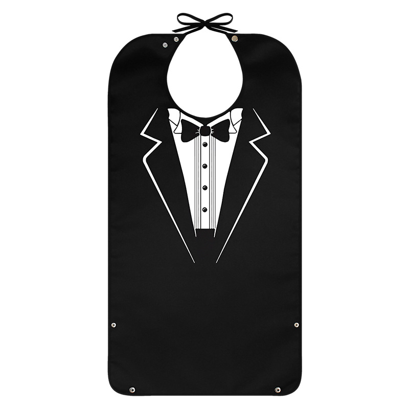 Fábrica de suministro transfronterizo babero para los ancianos para comer cuidado multifuncional para los ancianos babero delantal a prueba de aceite