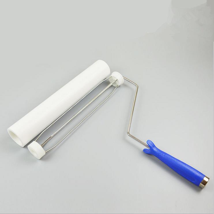 Rodillo de eliminación de polvo PE rodillo de polvo adhesivo tipo desgarrador adhesivo de pelo industrial mano de soporte de papel de polvo adhesivo image 26