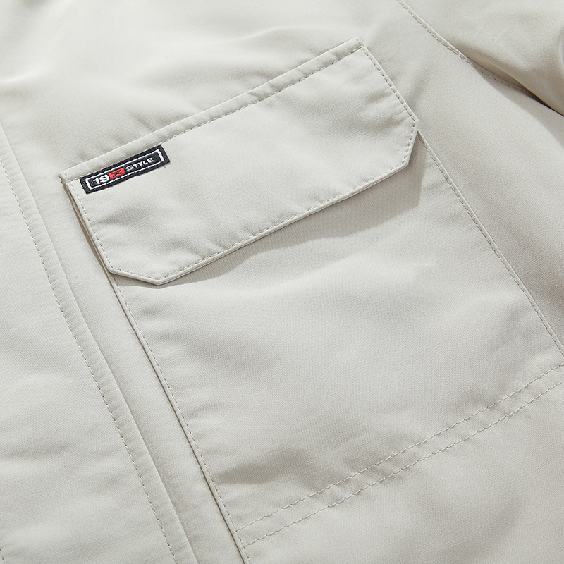 Herrenbekleidung Verdickte Baumwolljacke Mittellange Herrenjacke mit Kapuze Trendy Baumwolljacke_voghion.com