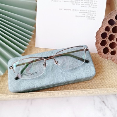 classic new pattern Pure titanium glasses myopia Spectacle frame business affairs man Eyeglass frame High-end Simplicity Temperament models