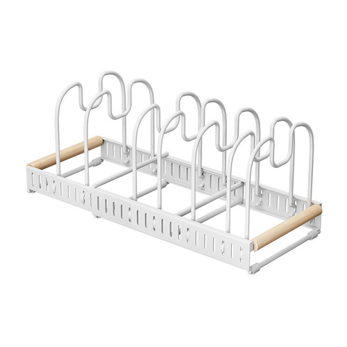Retractable household universal pot lid rack kitchen countertop pot storage rack cabinet pot rack dish rack storage rack