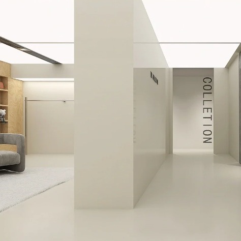 服饰店室内外墙面微水泥漆极简工业风米白色艺术漆水性涂料布洛嘉