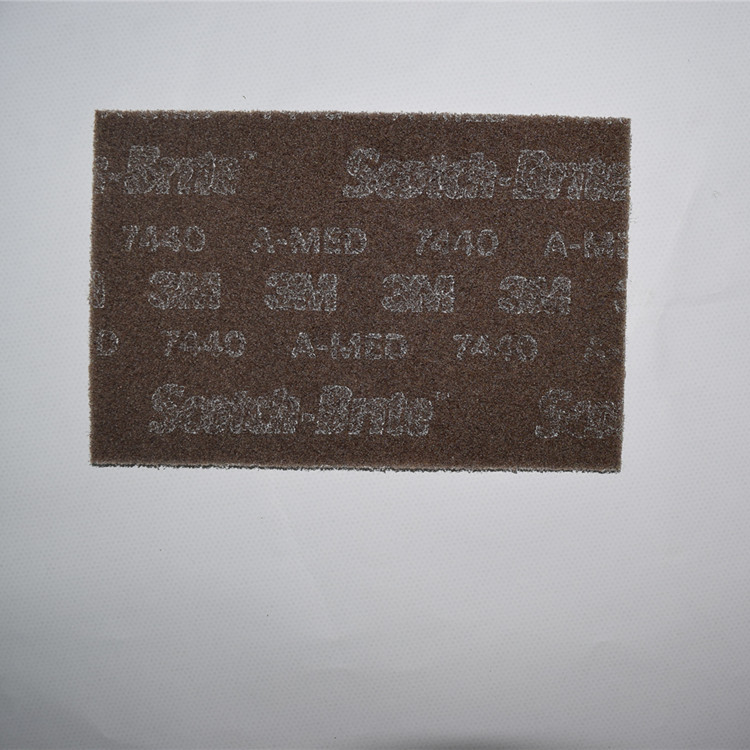 原装3M7440B工业级百洁布不锈钢拉丝布除锈地板玻璃石材去毛刺