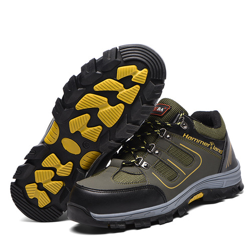 Labor protection shoes, anti-smash, anti-puncture, lightweight, wear-resistant, non-slip, breathable, fashionable, casual men's and women's work shoes, mountaineering sports shoes