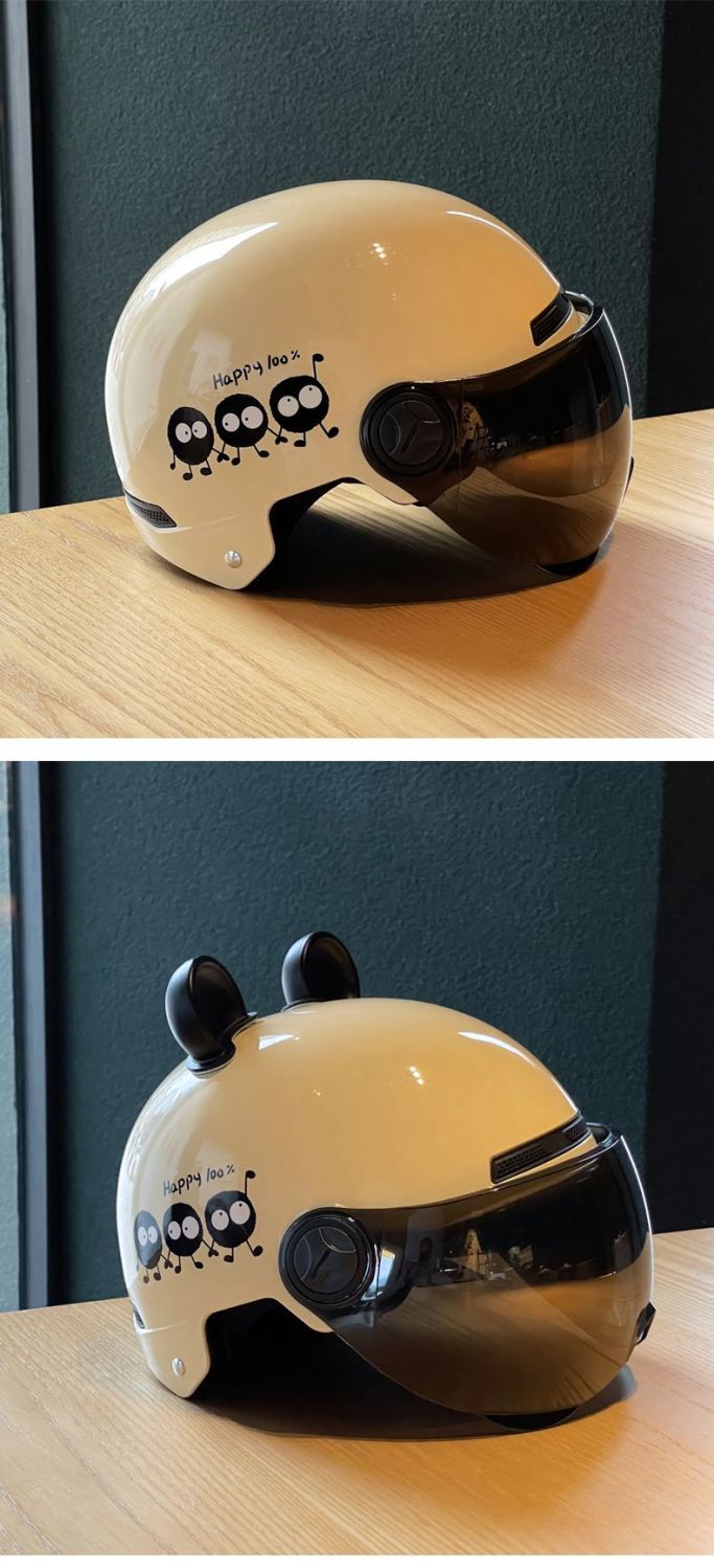 3C Certified Electric Motorcycle Helmet, Sun Protection, Unisex