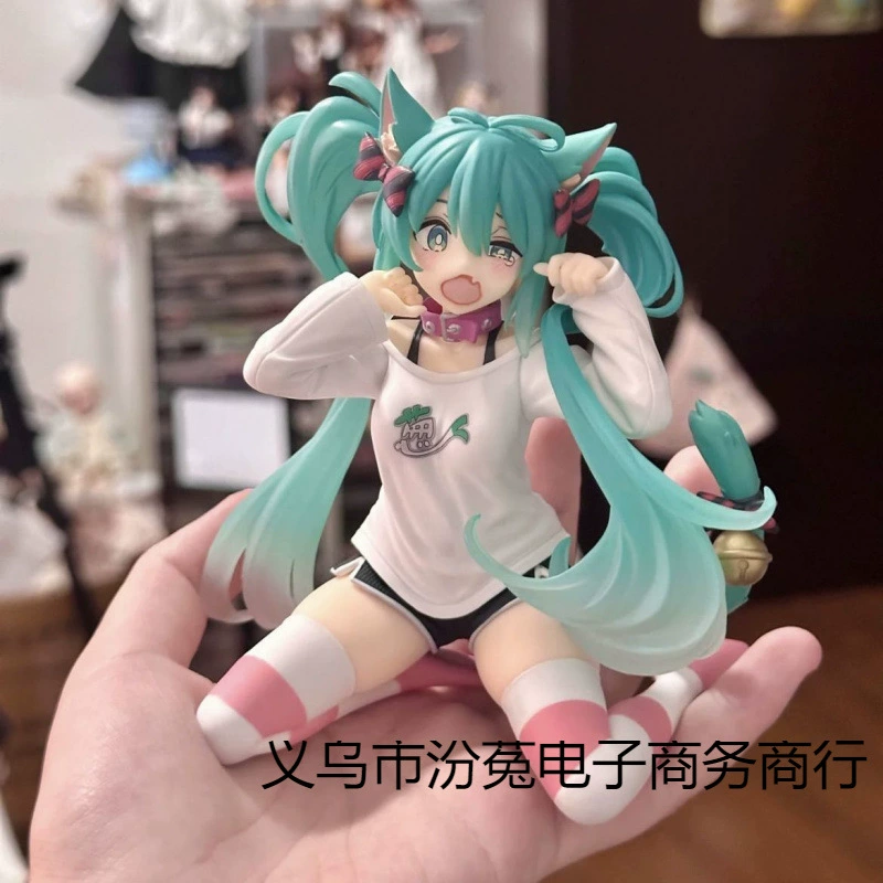 Пижама Hatsune Miku Future Cat Ear Short -sleeved, Hatsune Handiculum Model, Model Beautiful Girl Table Swing Packing Оптом