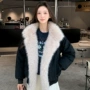 冬季加厚宽松美式外套