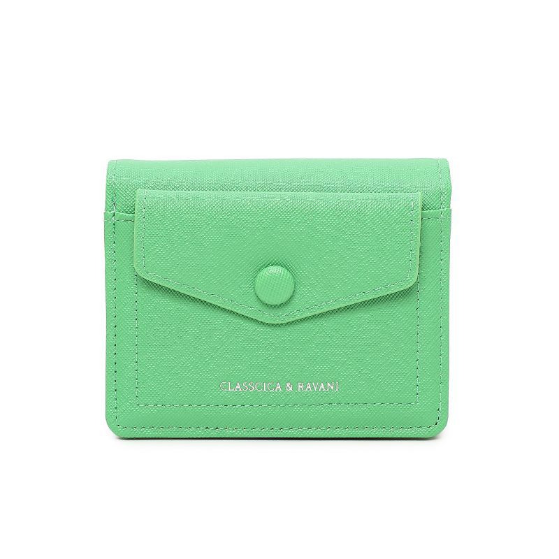 Comercio exterior transfronterizo nuevo sobre billetera corta de damas billetera de cremallera al por mayor billetera de cambio