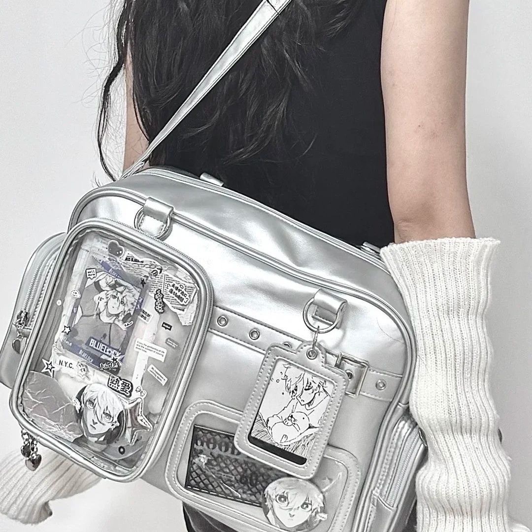 Star Fan Concert Light Board Storage Backpack 15cm Large Capacity Dual Shoulder Crossbody Student Daily Backpack for Women