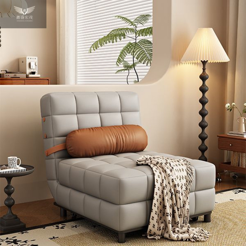 Sofá cama multifuncional de doble propósito, balcón de la sala de estar, apartamento pequeño, doble individual plegable