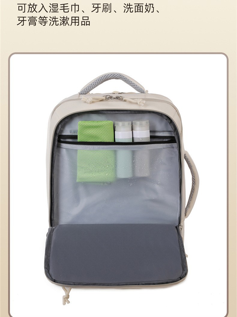 Nuevo tipo de mochila transfronteriza, alta sensación de moda, mochila de gran capacidad, bolso de computadora de viaje de negocios ligero y multifuncional