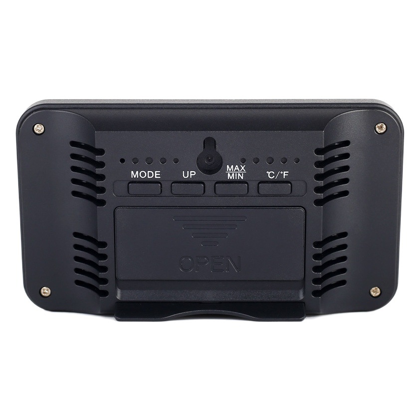 Amazon transfronterizo japonés nuevo LCD despertador electrónico LCD multifunción electrónico higrómetro termómetro