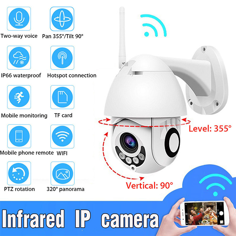 MINI BALL IP CAMERA VMD IP66 WITH WIFI 4...