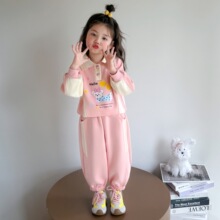 加工定制女童套装春秋款2025新款女宝宝秋季初秋穿搭儿童秋装衣服