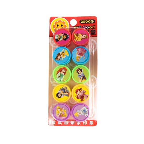 Cute little gift, animal princess seal, kindergarten children cartoon seal, student encouragement seal, factory direct sale