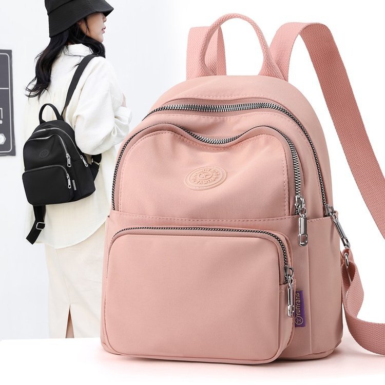 Solid color fashionable Japanese capacious backpack