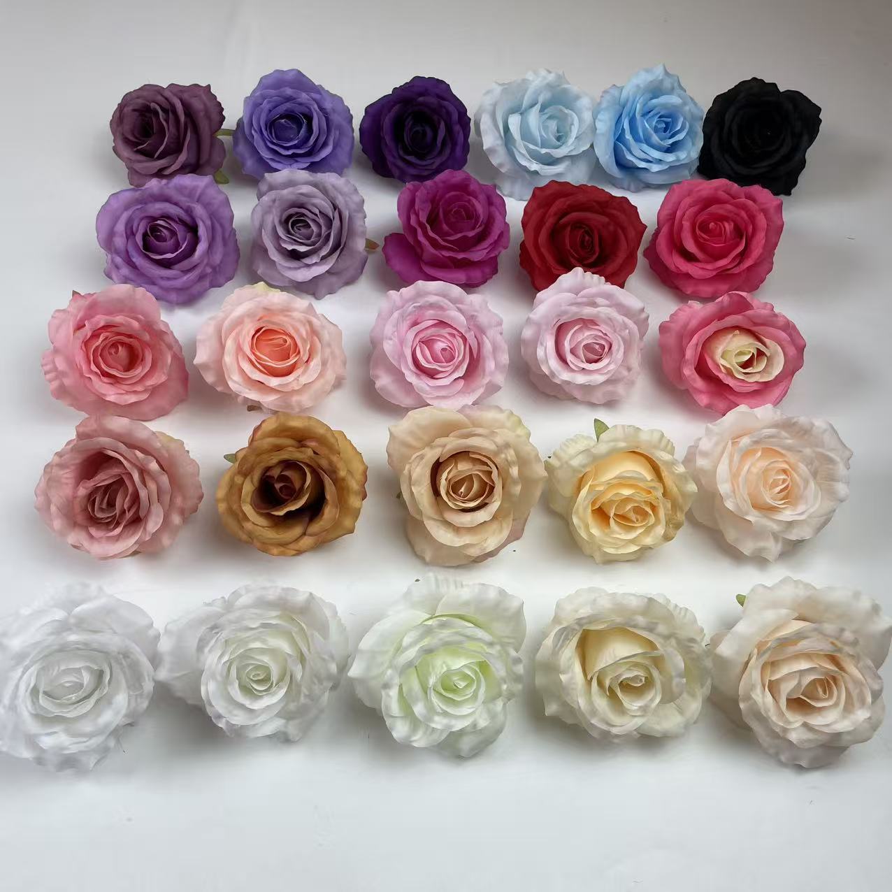 Anna gran rosa cabeza de fábrica al por mayor flowerhead flower corona flower pared flower arrangement artesanía DIY