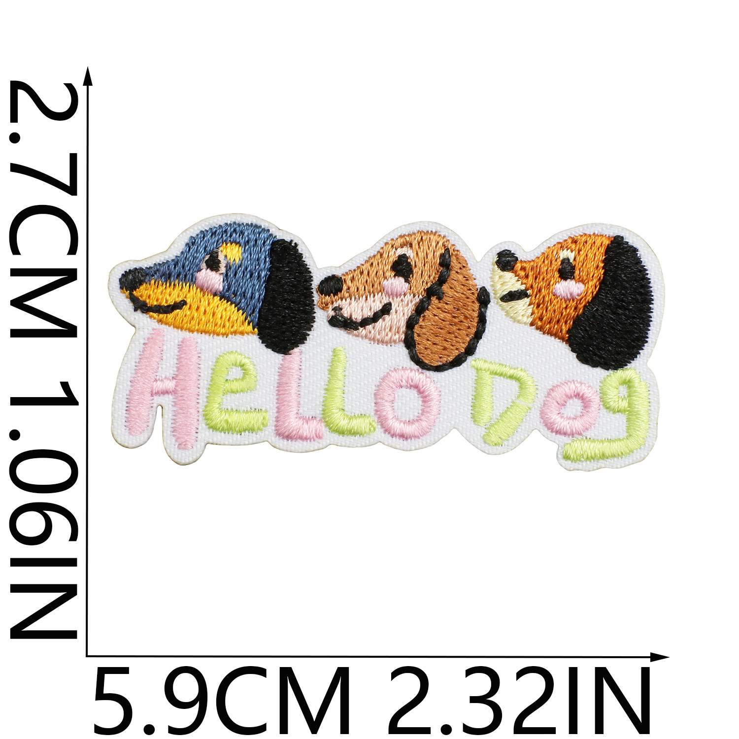 3g Weight Clothing Sticker Patches Classification 1 Piece Quantity Dacron thread Material Dog Pattern Casual, Elegant, Cute Style Embroidery Craft 1 Piece Casual Elegant Cute Dog Dacron Thread Clothing Sticker Patches 23