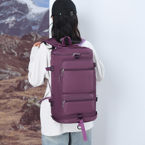 Cross-border multifunctional large-capacity handbag travel bag for business trips short-distance double back luggage bag men and women sports fitness bag 