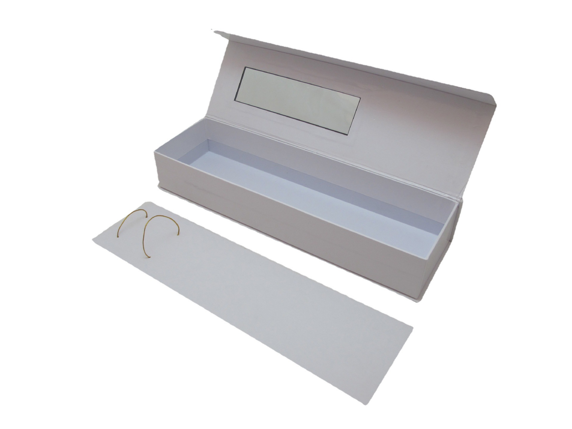 挂勾 开窗式假发盒 假头发包装纸盒   可印刷彩色假发盒