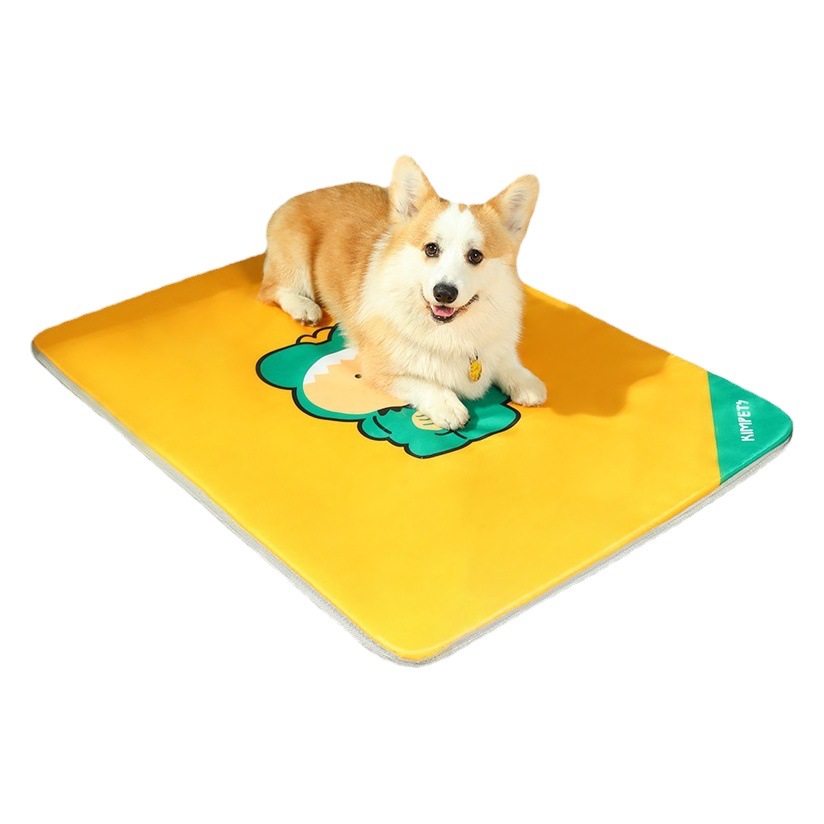Nueva perrera para perros, estera para gatos y perros, perrera de seda helada, cama para gatos, perrera cuadrada transpirable para mascotas, disponible en todas las estaciones, venta al por mayor transfronteriza