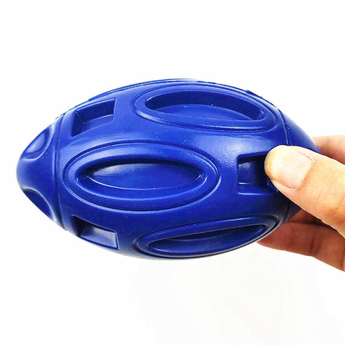  New Amazon Hot Selling Pet Toys Dog Toys Football Rubber Wear-Resistant Bite-Resistant Ball Cross-Border Toys