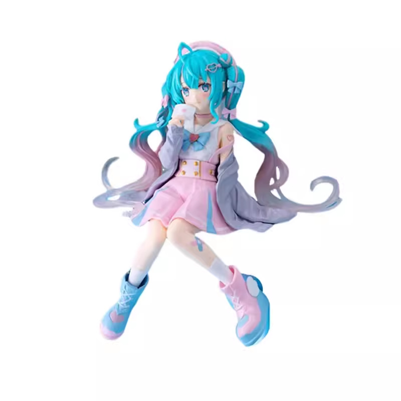 Original japonés original Hatsune Miku MIKU Hatsune Patrol hecho a mano Jingpin caja ciega adornos periféricos de animación