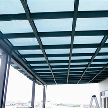 耐力板遮陽板平板實心擋風板板房陽光房擋板遮陽棚陽光板透明陽台