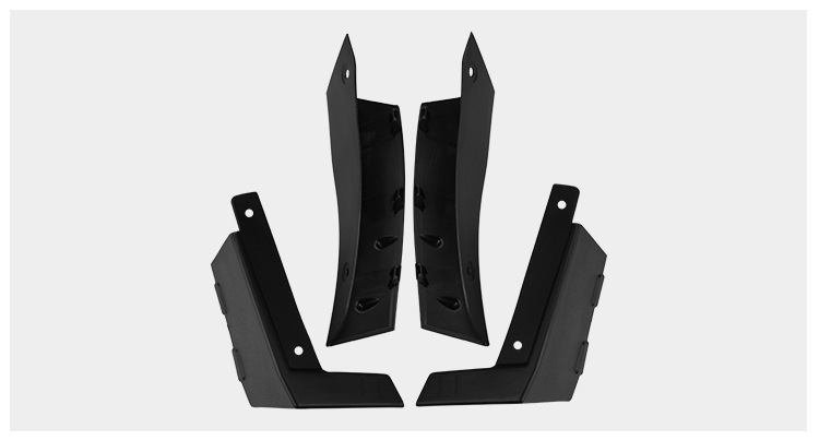 Suitable for Tesla Cybertruck 2024 Pickup Truck Corner Guards, Front Door Lower Side Beams, and Mudguards