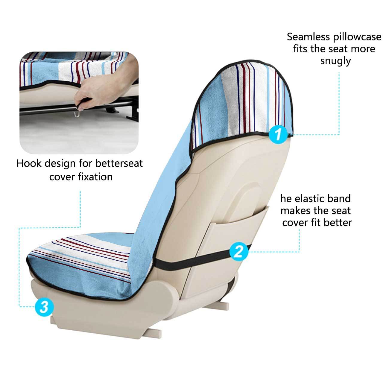 Car seat towel cover for front seats, suitable for gym and exercise, universal for all seasons, car use 171