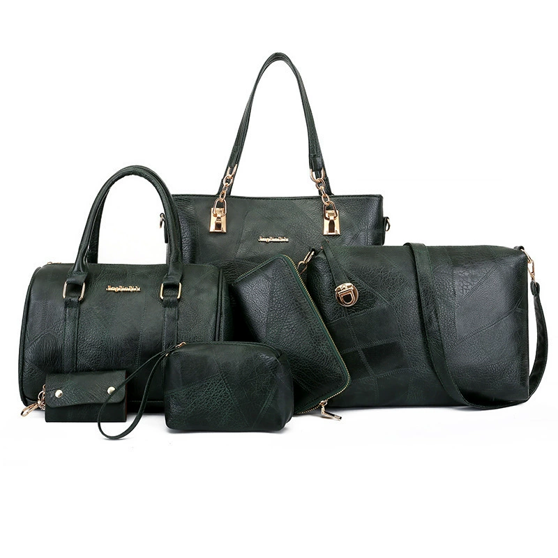 One-Shoulder Bag Set, Retro European Style, Multi-Piece Shoulder Bags, 33×30×13 cm