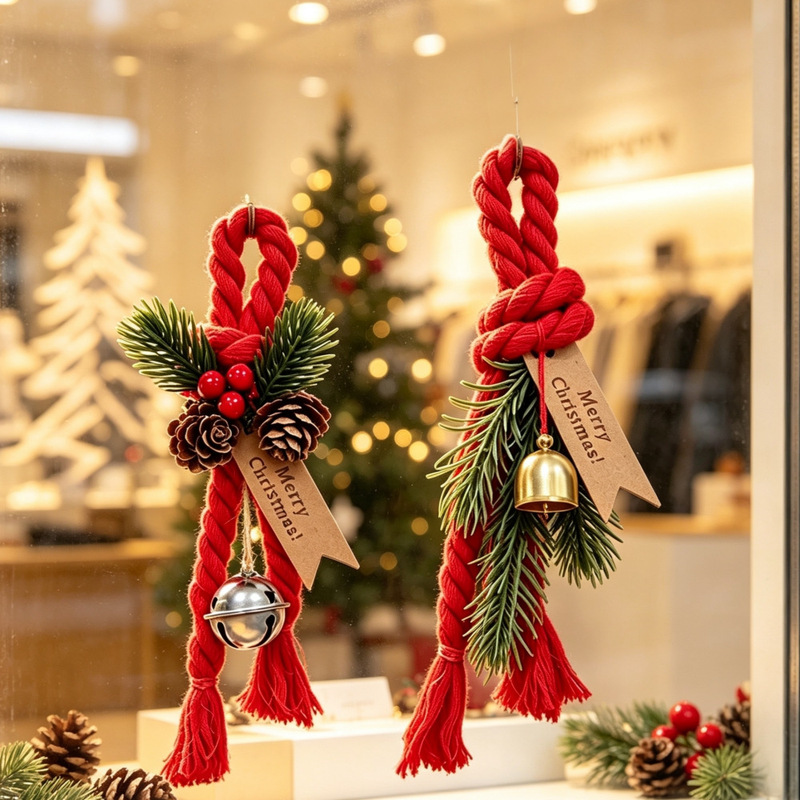 New cross-border Christmas bell ornaments, creative Christmas decoration pendants, exquisite small pendants for a festive atmosphere New cross-border Christmas bell ornaments, creative Christmas decoration pendants, exquisite small pendants for a festive atmosphere