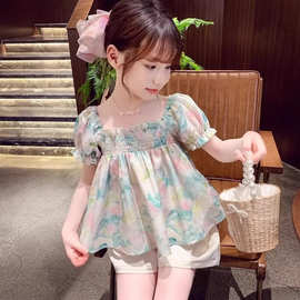 公主裙夏季2026新款女孩大童夏装甜美风连衣裙儿童裙子女童超好看