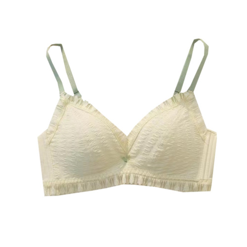 内衣女小胸聚拢显大无钢圈舒适收副乳性感蕾丝舒适文胸罩调整型