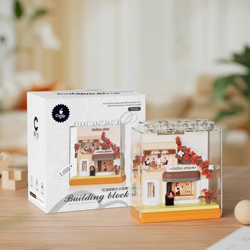 Hay una sala de café con cubierta a prueba de polvo 265pcs