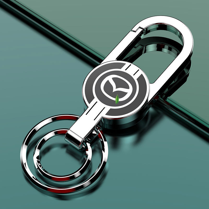 Llavero de coche colgante de llave de alta gama para hombre creativo colgante de cintura anti-pérdida nuevo llavero logotipo de coche