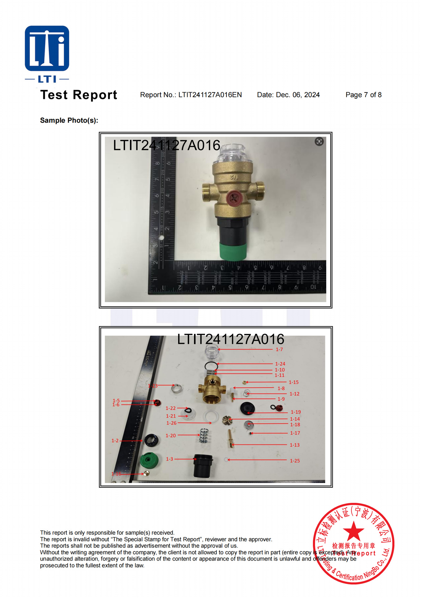 LTIT241127A016EN 减压过滤器 (Rohs)(