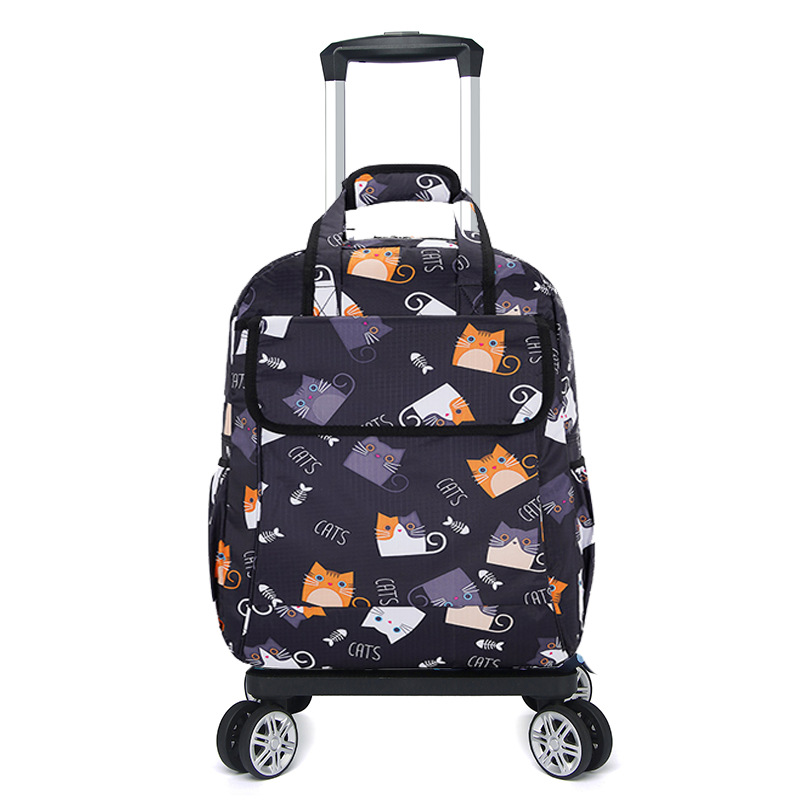 Rueda universal trolley mochila plegable ligero trolley bolsa de viaje de larga y corta distancia bolsa impermeable bolsa de embarque al por mayor