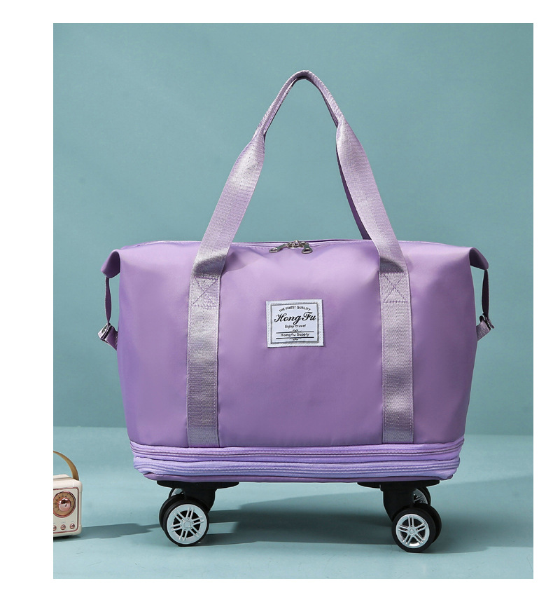 Extra large capacity travel bag, security lock universal wheeled maternity bag, short distance business trip airplane bag storage bag