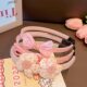 New Sweet Dopamine Children's Headband Summer Princess Bow Headband Girls' Flower Headwear Baby