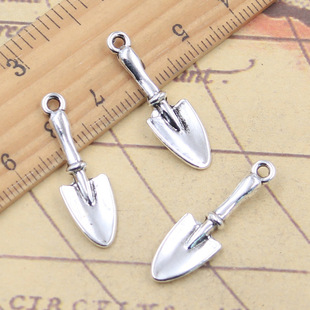 Ancient Silver Shovel Shovel DIY Jewelry Accessories Pendant Charm Necklace Bracelet Pendant