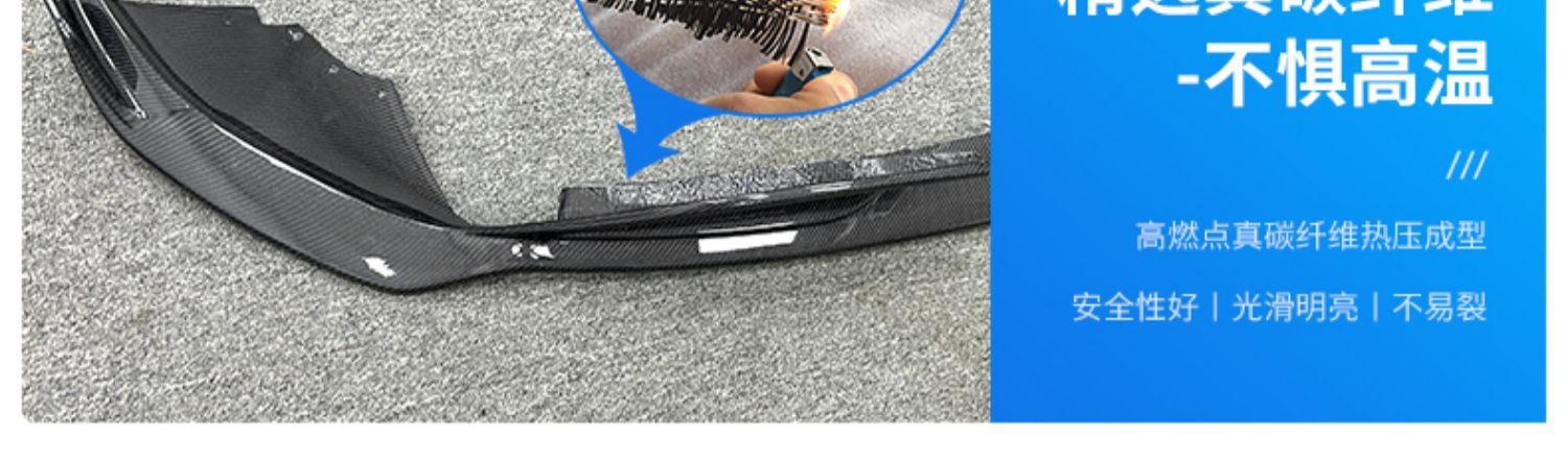 Suitable for 20-24 Mercedes-Benz Gle Modified Ld Front Lip and Rear Lip Brbs Front Shovel and Rear Lower Group 450 Carbon Fiber Surround