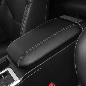 Suitable for 24 Models of Toyota Prado Central Armrest Box Cover, Armrest Box Protective Leather Cover, Armrest Box Cover Set, Special Use