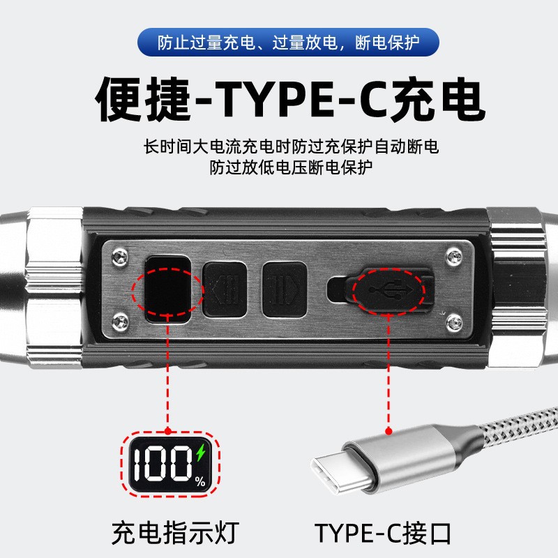 Nuevo S - 85 con cuatro fuentes de luz para iluminar linterna de jade con luz fuerte joyas de piedra esmeralda ámbar cera de miel luz púrpura