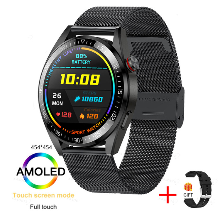 Nueva Z30 música Bluetooth llamada reloj AMOLED Pantalla de frecuencia cardíaca presión arterial monitoreo de oxígeno en la sangre grabación reloj inteligente