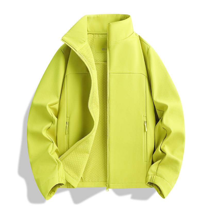 Bird and Kai outdoor stand-collar softshell jacket, unisex, casual, windproof, waterproof, breathable, and warm