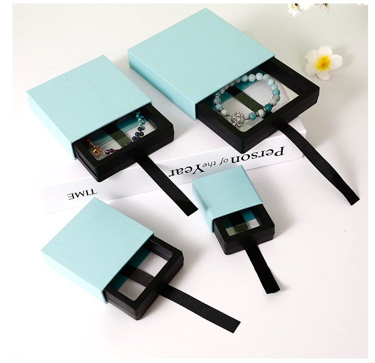 1 Piece Paper Luxurious Daily Date Solid Color Jewelry Boxes display picture 9