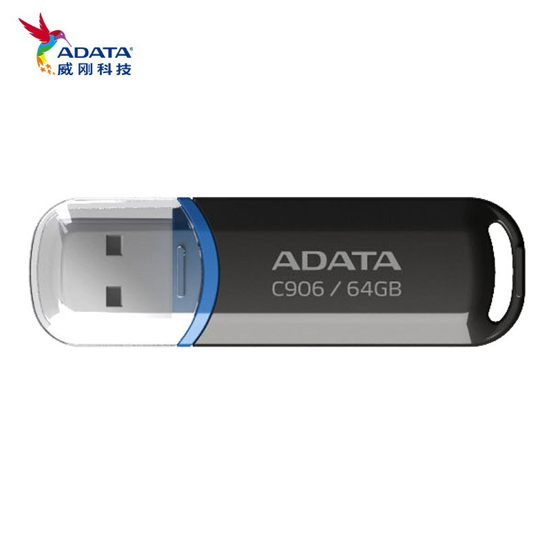 Memoria Flash de ADATA USB2.0 C906 16G 32G 64G con memoria USB conveniente del negocio del casquillo