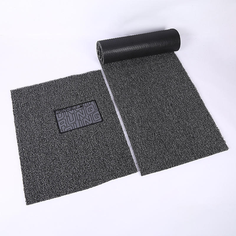 18mm Car Wire Loop Mat Set, Universal Car Mats with Hot-Melt Adhesive Backing, Pvc Non-Slip Entryway Floor Mat
